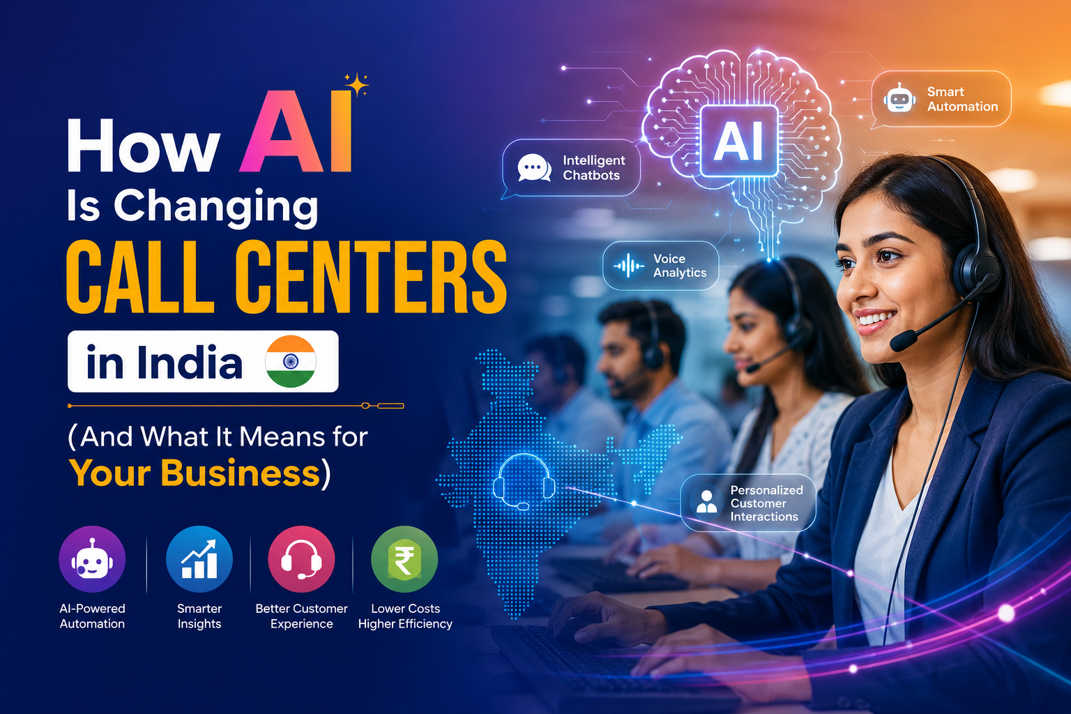 How AI Is Changing Call Centers in India — And What It Means for Your Business | Custom Software Development Company India